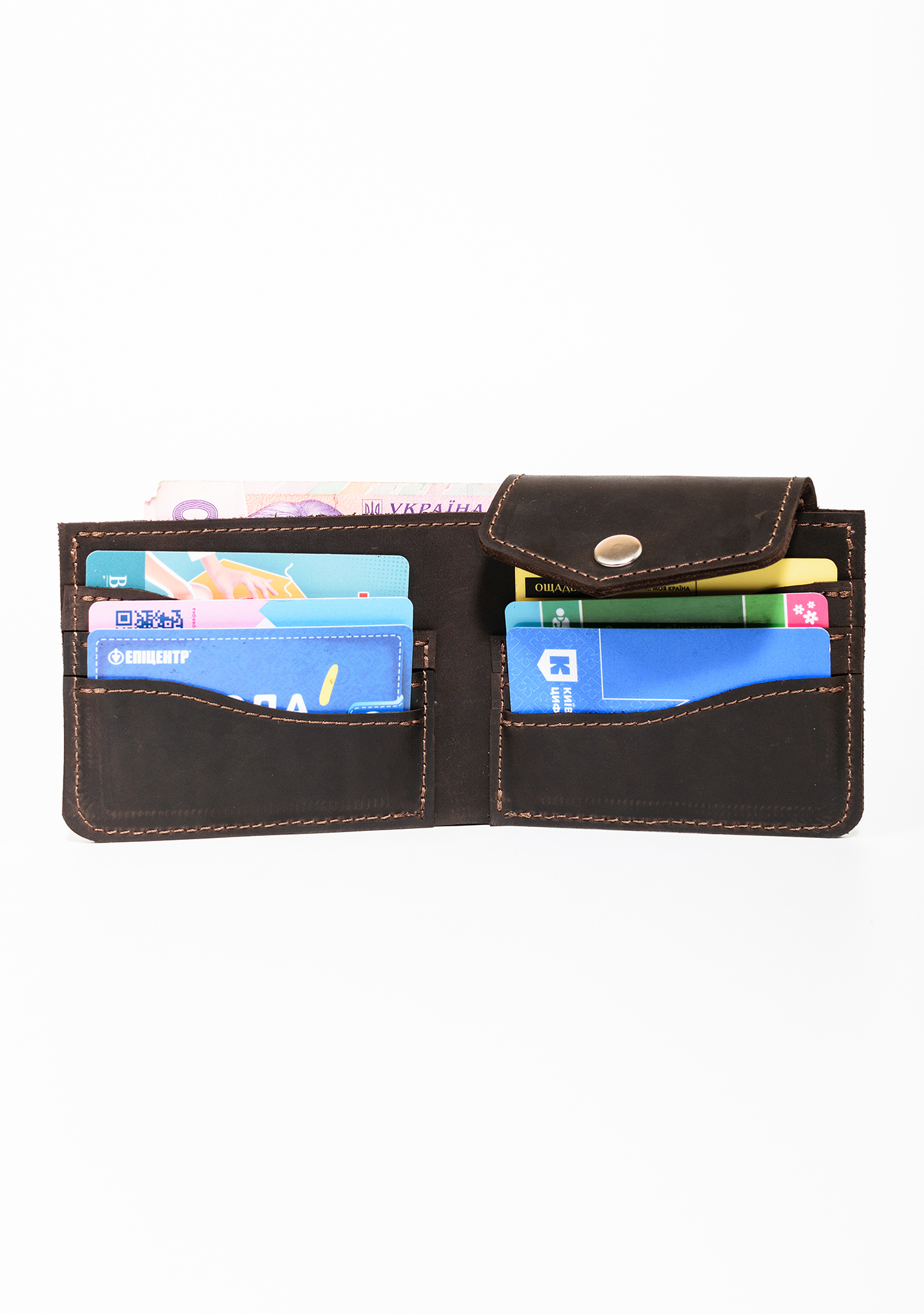 Гаманець шкіряний DNK Leather DNK-LW-08-col.F коричневий Гаманець шкіряний DNK Leather DNK-LW-08-col.F коричневий