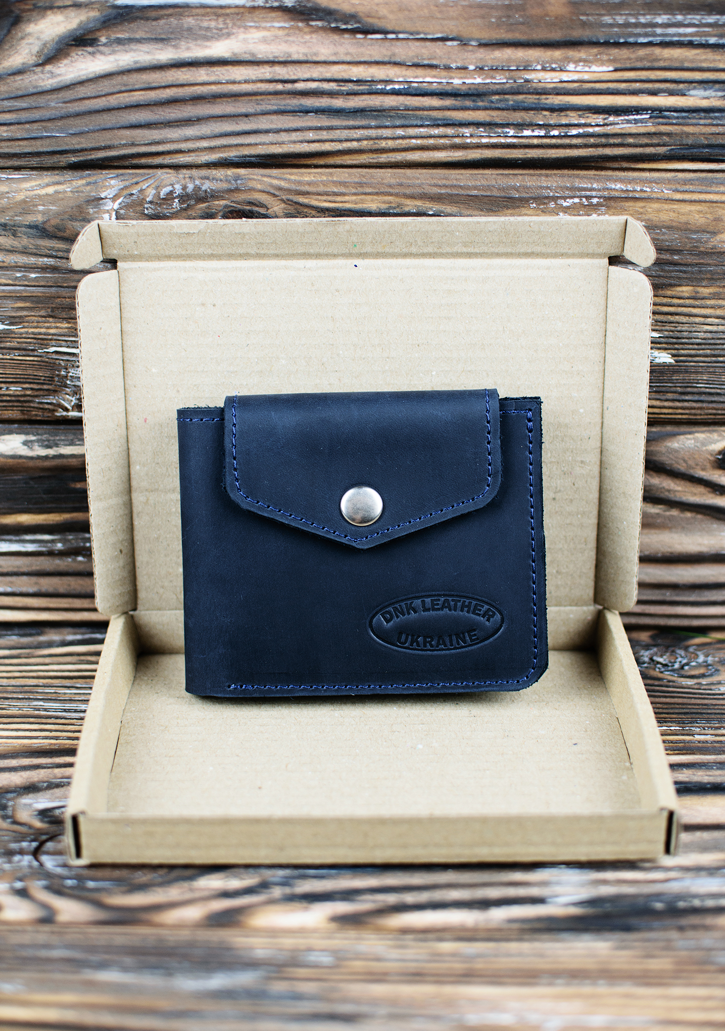 Гаманець шкіряний DNK Leather DNK-LW-08-col.K синій Гаманець шкіряний DNK Leather DNK-LW-08-col.K синій