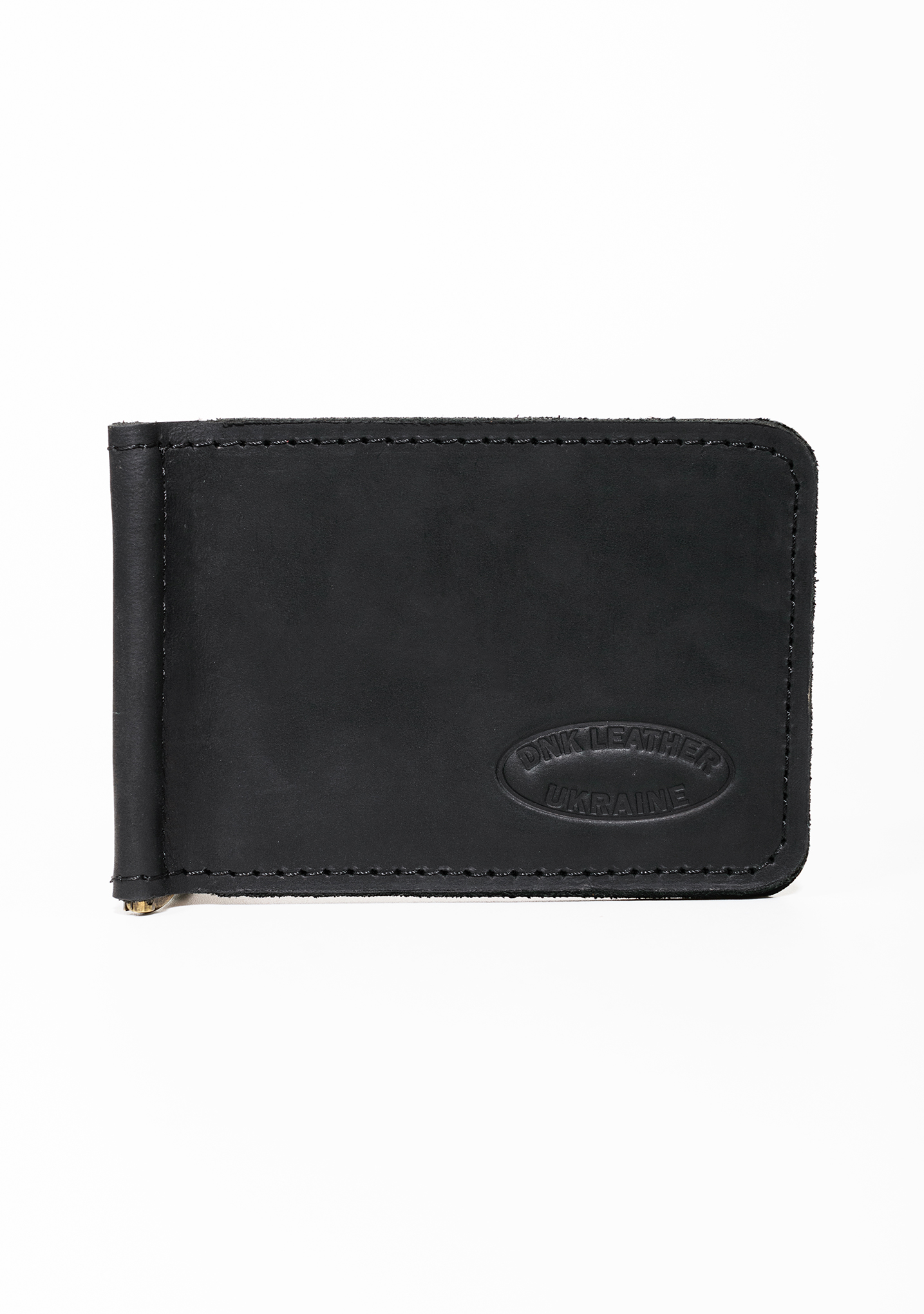 Затиск шкіряний для купюр DNK Leather DNK-LW-09-col.J чорний Затиск шкіряний для купюр DNK Leather DNK-LW-09-col.J чорний