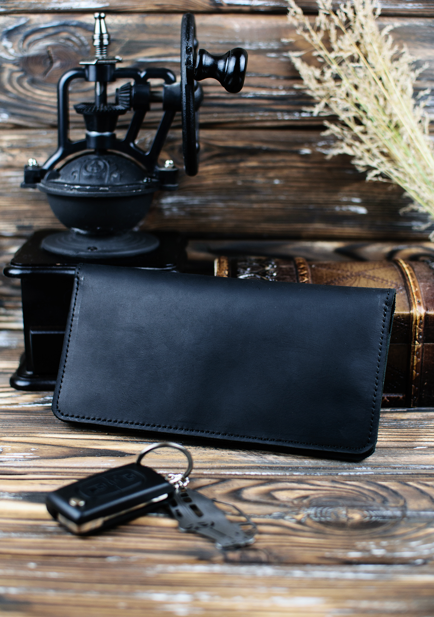 Гаманець шкіряний DNK Leather DNK-LW-11-col.J чорний Гаманець шкіряний DNK Leather DNK-LW-11-col.J чорний