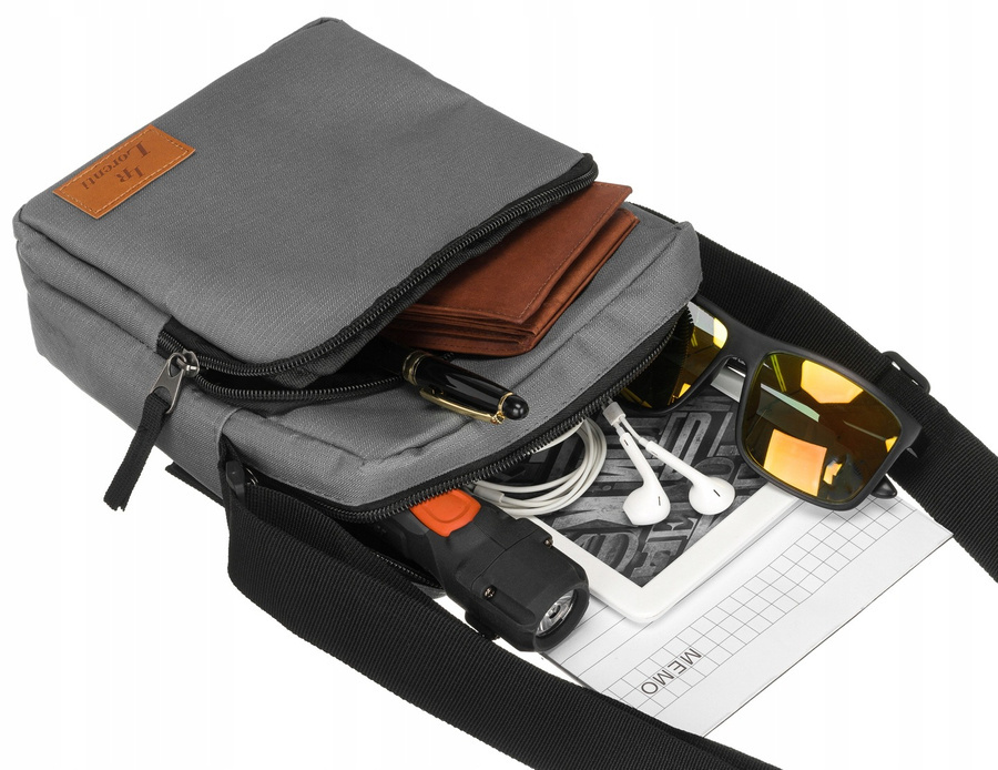 Сумка чоловіча Lorenti LR-TM15606-GREY Сумка чоловіча Lorenti LR-TM15606-GREY