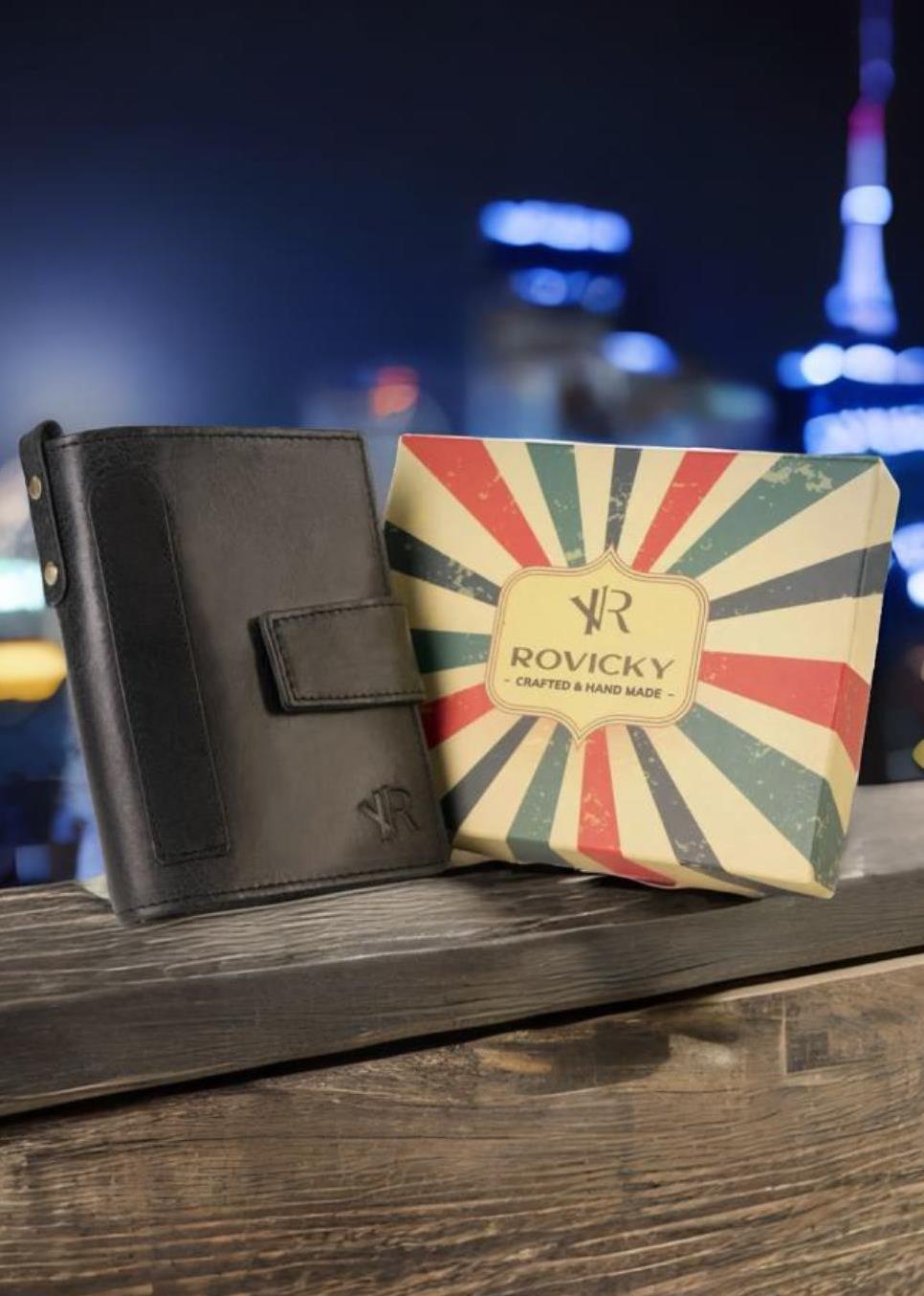 Гаманець чоловічий Rovicky N1227-RHP-BLACK