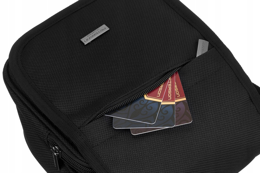 Сумка чоловіча PETERSON PTN-6524-BLACK Сумка чоловіча PETERSON PTN-6524-BLACK