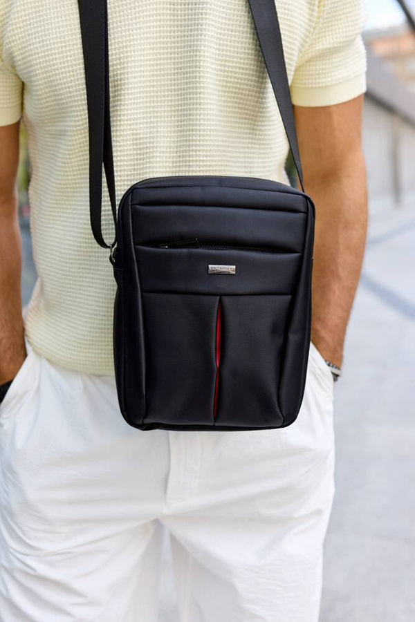 Сумка чоловіча PETERSON PTN-73202-BLACK