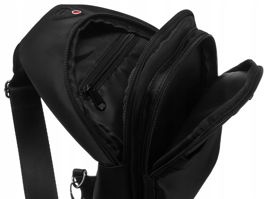 Сумка-слінг чоловіча PETERSON PTN-73206-BLACK Сумка-слінг чоловіча PETERSON PTN-73206-BLACK