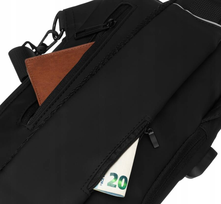 Сумка-слінг чоловіча PETERSON PTN-88039-BLACK Сумка-слінг чоловіча PETERSON PTN-88039-BLACK