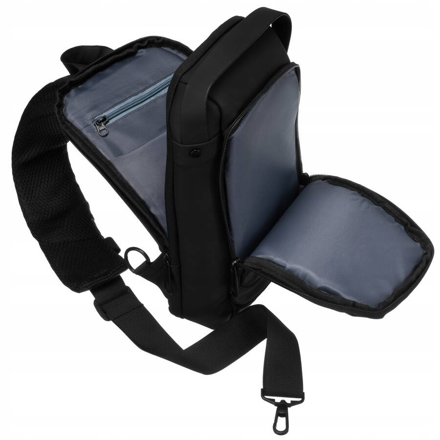 Сумка-слінг чоловіча PETERSON PTN-88039-BLACK Сумка-слінг чоловіча PETERSON PTN-88039-BLACK