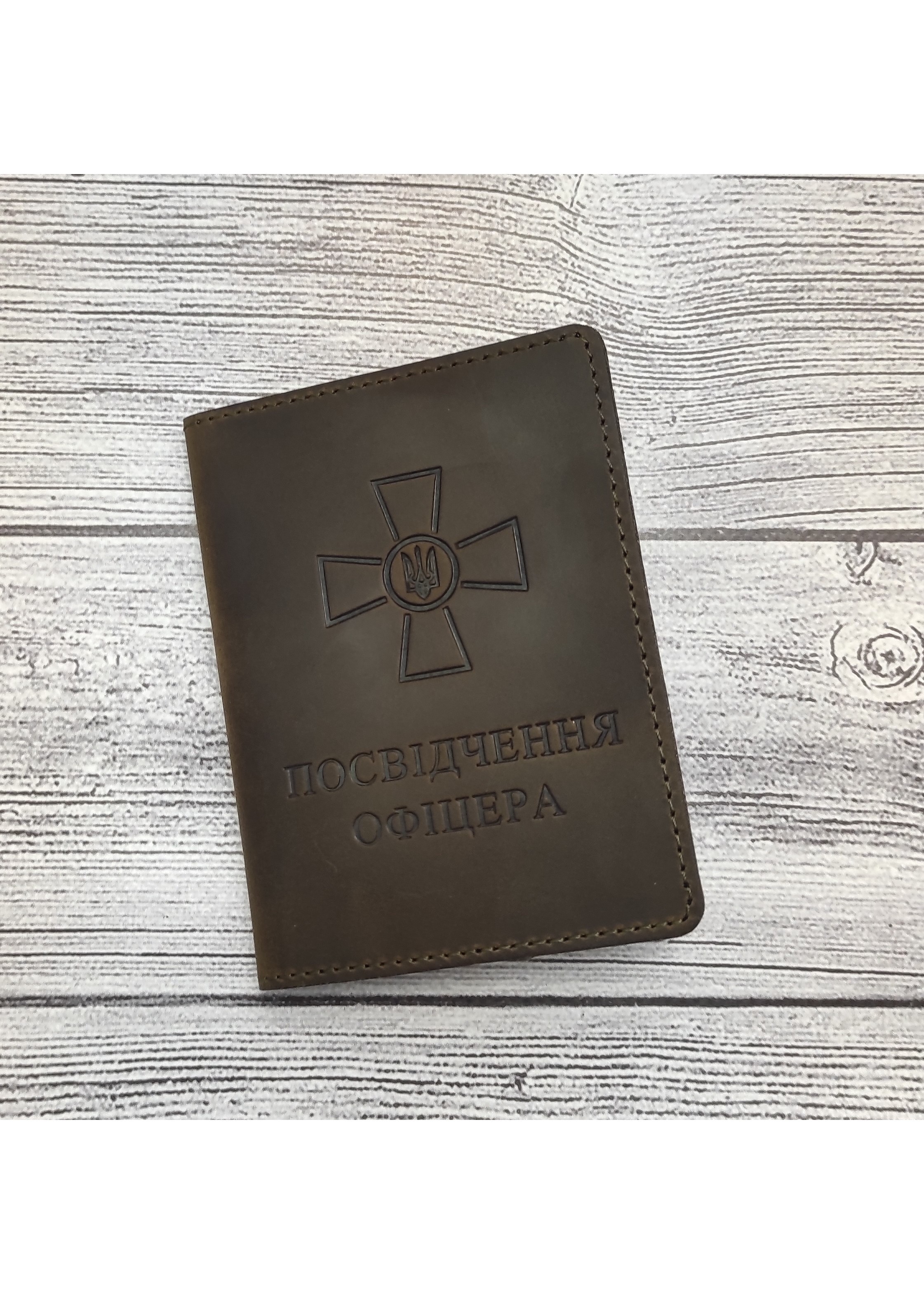 Набір обкладинок для посвідчення УБД та посвідчення офіцера DNK Leather SET-UBD-Officer-col.F коричневий Набір обкладинок для посвідчення УБД та посвідчення офіцера DNK Leather SET-UBD-Officer-col.F коричневий