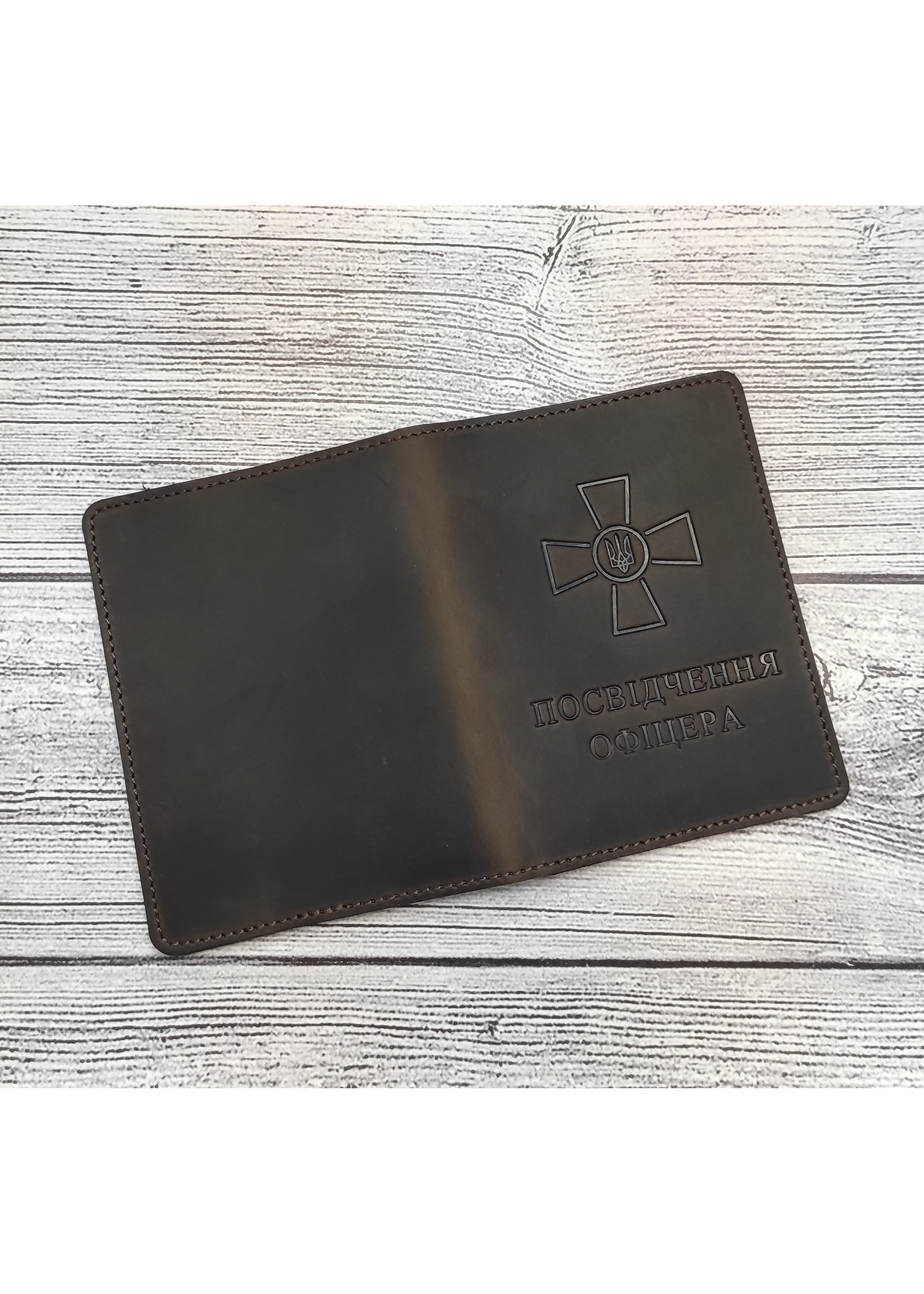 Набір обкладинок для посвідчення УБД та посвідчення офіцера DNK Leather SET-UBD-Officer-col.F коричневий Набір обкладинок для посвідчення УБД та посвідчення офіцера DNK Leather SET-UBD-Officer-col.F коричневий