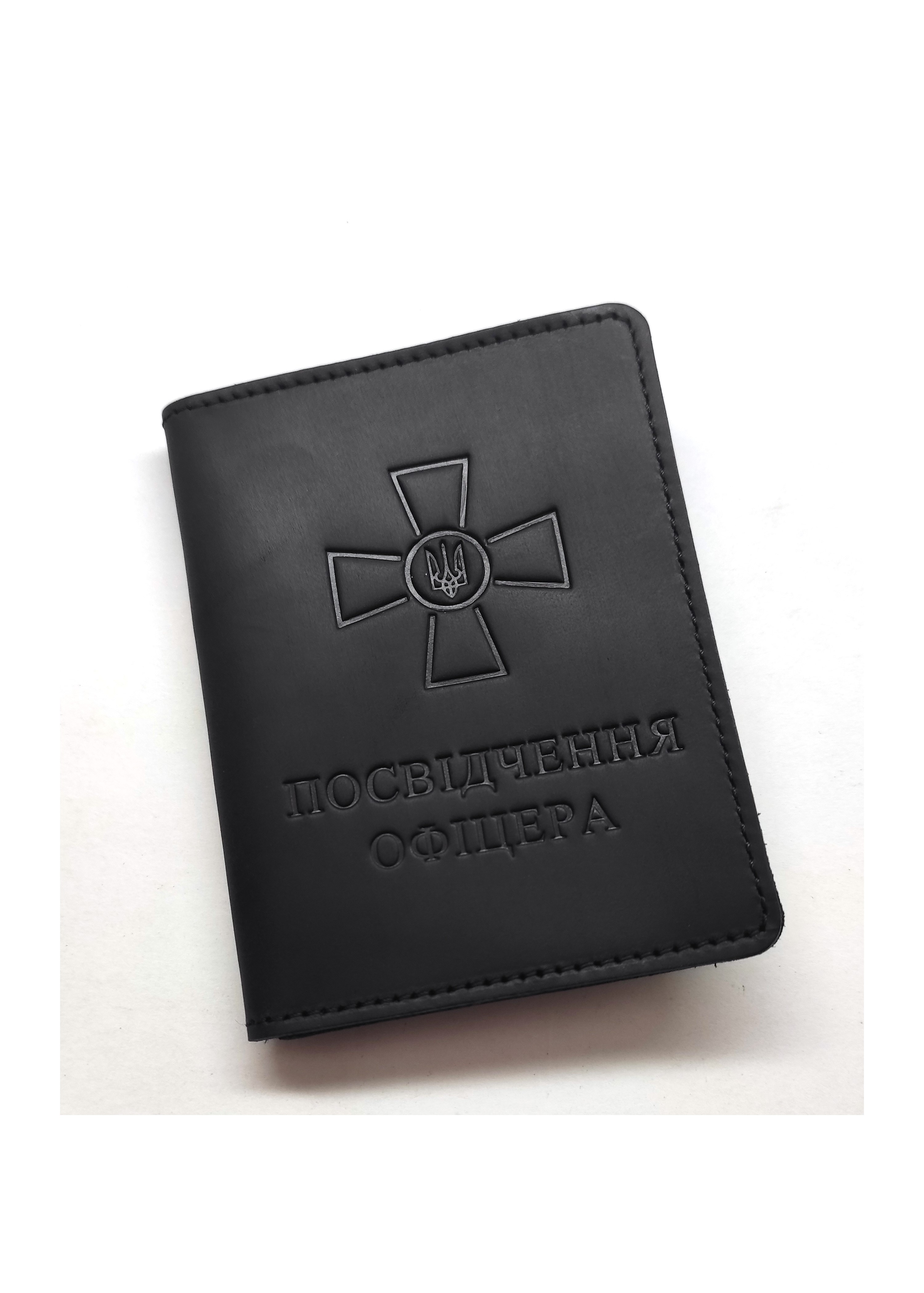 Набір обкладинок для посвідчення УБД та посвідчення офіцера DNK Leather SET-UBD-Officer-col.J чорний Набір обкладинок для посвідчення УБД та посвідчення офіцера DNK Leather SET-UBD-Officer-col.J чорний