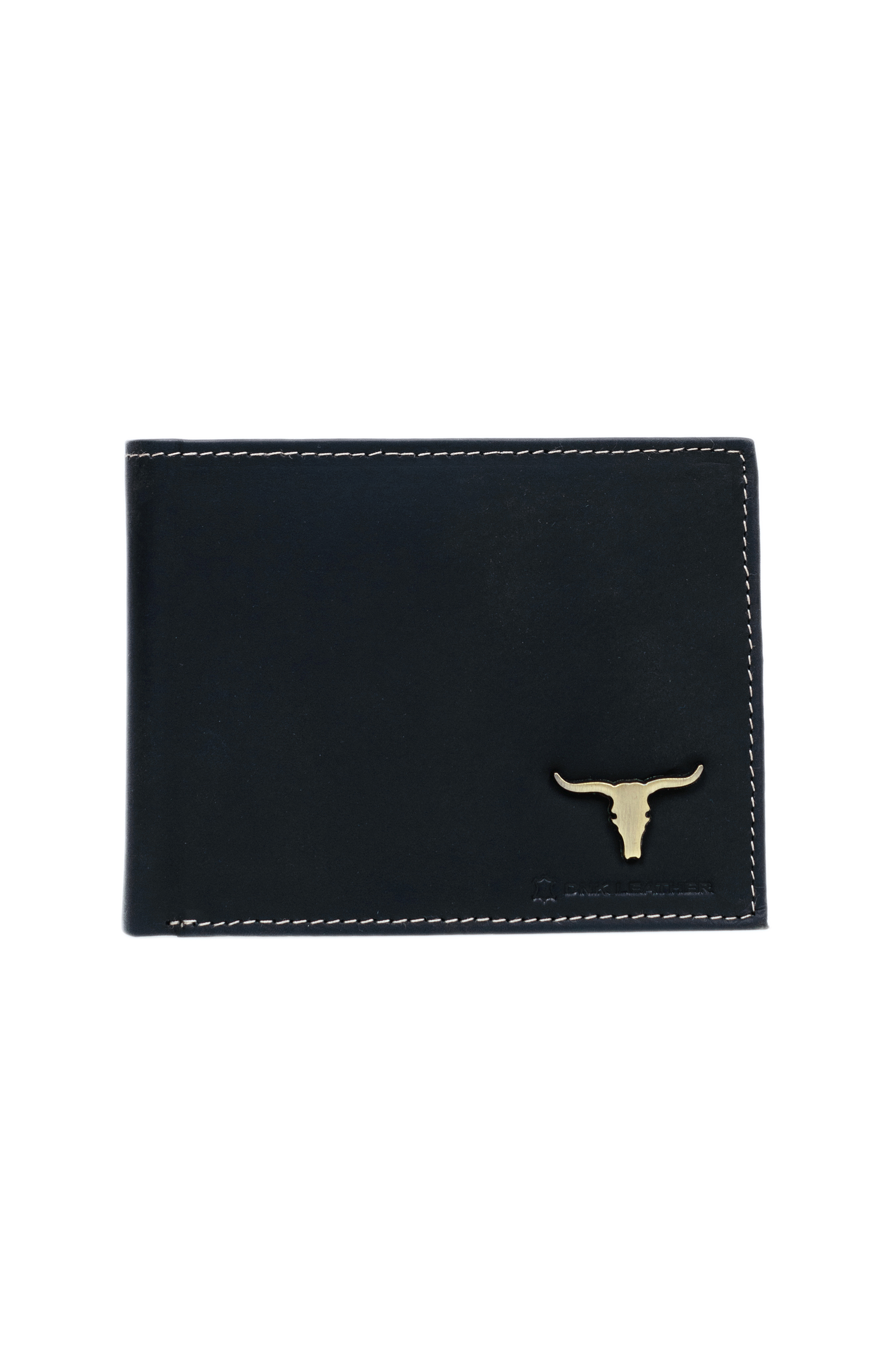 Гаманець чоловічий шкіряний DNK Leather DNK-02-BAW-BLACK Гаманець чоловічий шкіряний DNK Leather DNK-02-BAW-BLACK