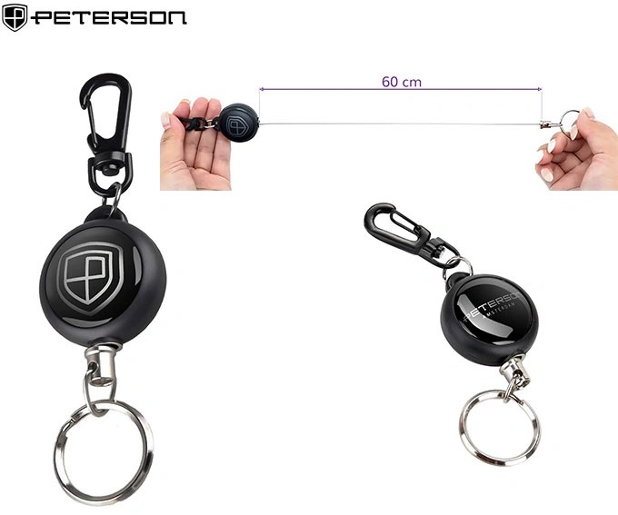 Брелок PETERSON PTN-BR-34-Black Брелок PETERSON PTN-BR-34-Black