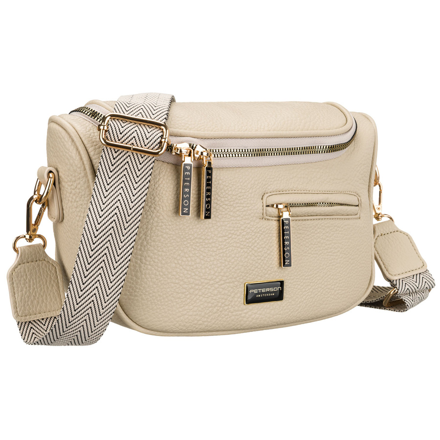Сумка жіноча поясна PETERSON PTN-MIS-04-Beige