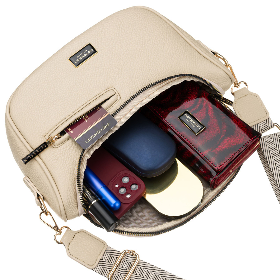 Сумка жіноча поясна PETERSON PTN-MIS-04-Beige Сумка жіноча поясна PETERSON PTN-MIS-04-Beige