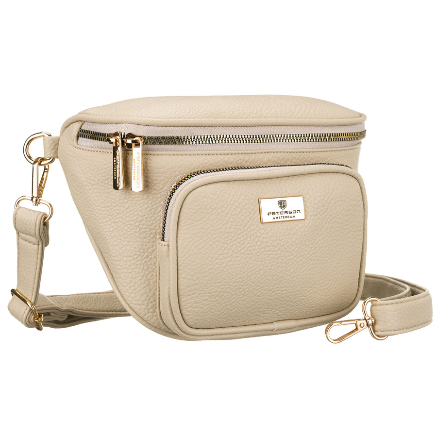 Сумка жіноча поясна PETERSON PTN-MIS-05-Beige