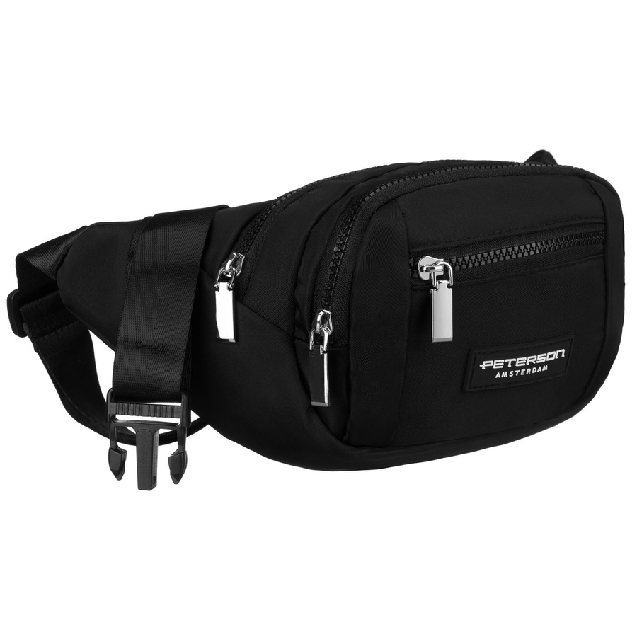 Сумка жіноча поясна PETERSON PTN-POM-S01-Black Сумка жіноча поясна PETERSON PTN-POM-S01-Black