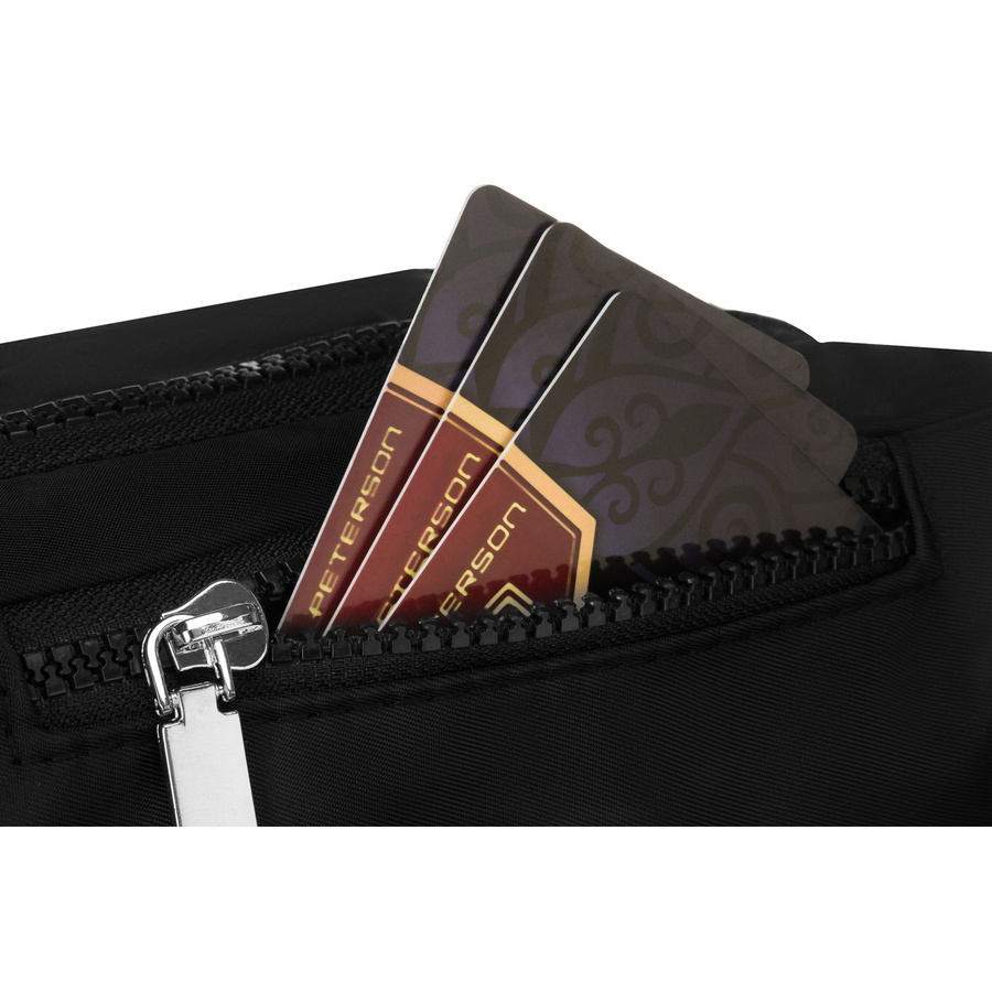 Сумка жіноча поясна PETERSON PTN-POM-S01-Black Сумка жіноча поясна PETERSON PTN-POM-S01-Black