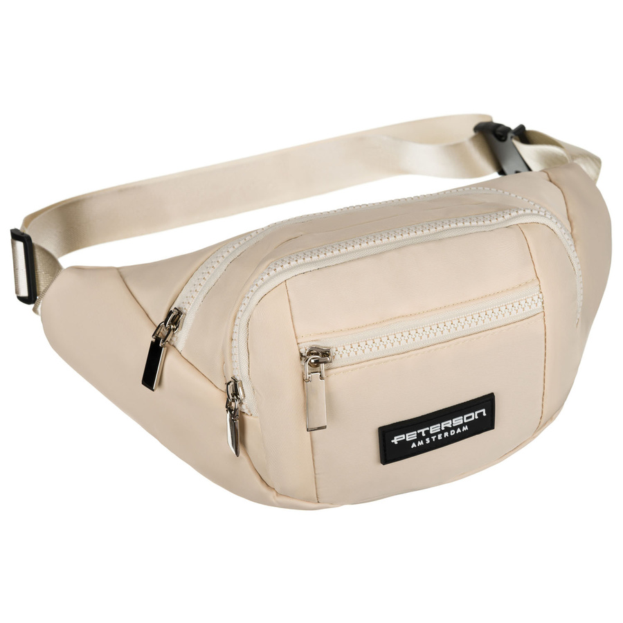 Сумка жіноча поясна PETERSON PTN-POM-S01-Cream