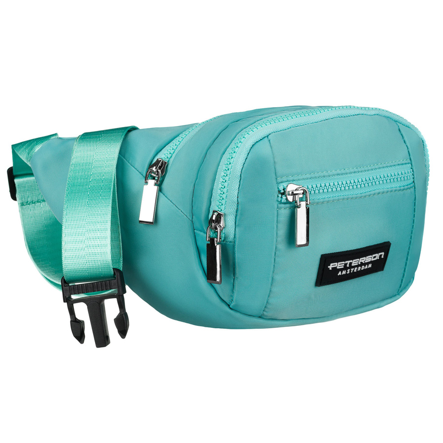 Сумка жіноча поясна PETERSON PTN-POM-S01-Turquoise Сумка жіноча поясна PETERSON PTN-POM-S01-Turquoise
