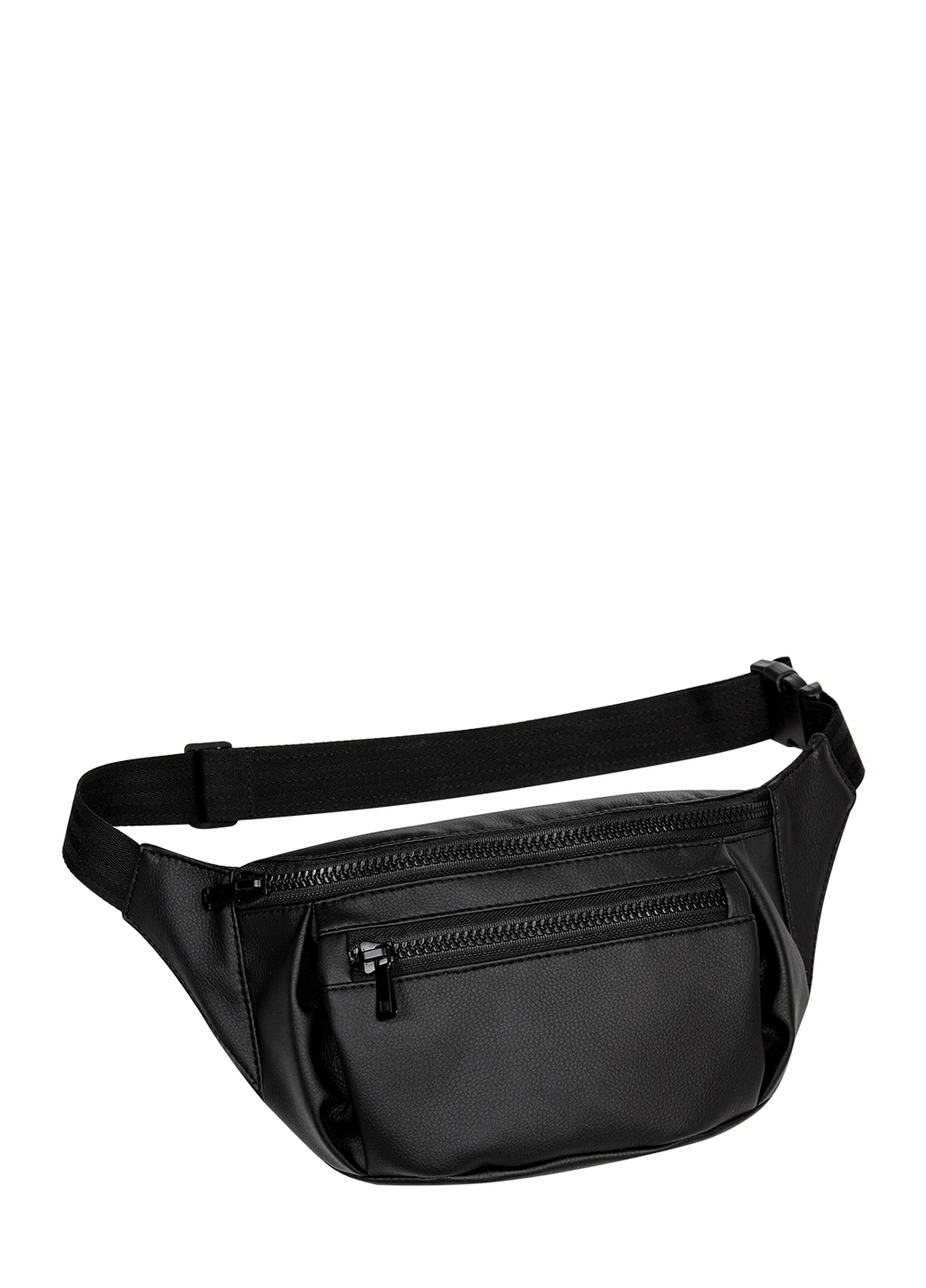 Жіноча сумка на пояс бананка Sambag Tirso  LCH чорний