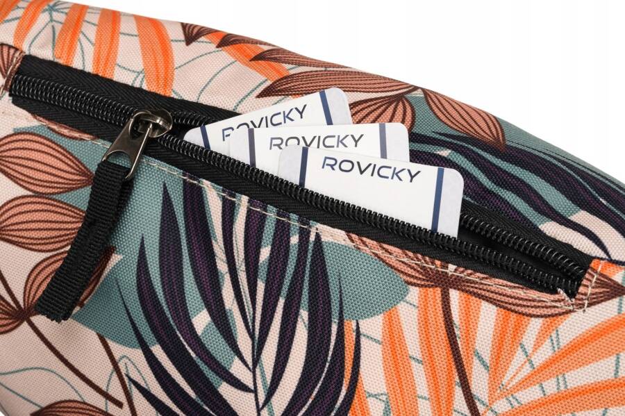 Сумка поясна жіноча Rovicky R-WB27-6756-05 бірюзово-помаранчевий Сумка поясна жіноча Rovicky R-WB27-6756-05 бірюзово-помаранчевий