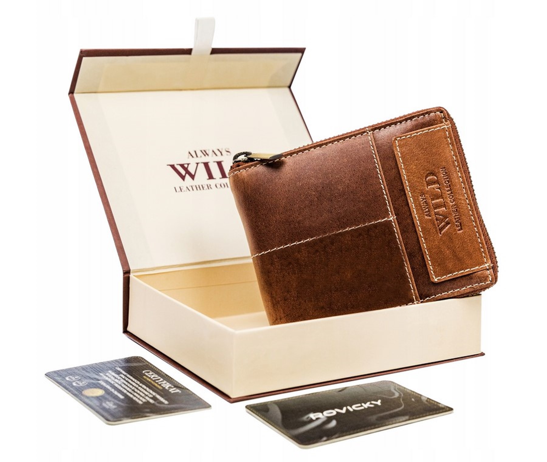 Портмоне чоловіче Always Wild 992Z-HWM-BROWN