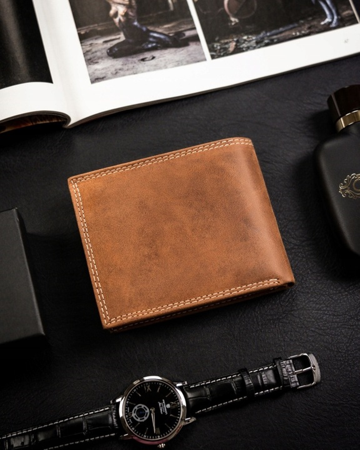 Портмоне чоловіче Animals World N992-CHM-SKULL-COGNAC Портмоне чоловіче Animals World N992-CHM-SKULL-COGNAC