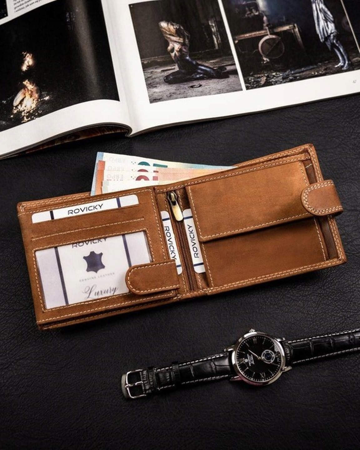 Портмоне чоловіче Animals World N992L-CHM-SKULL-COGNAC Портмоне чоловіче Animals World N992L-CHM-SKULL-COGNAC