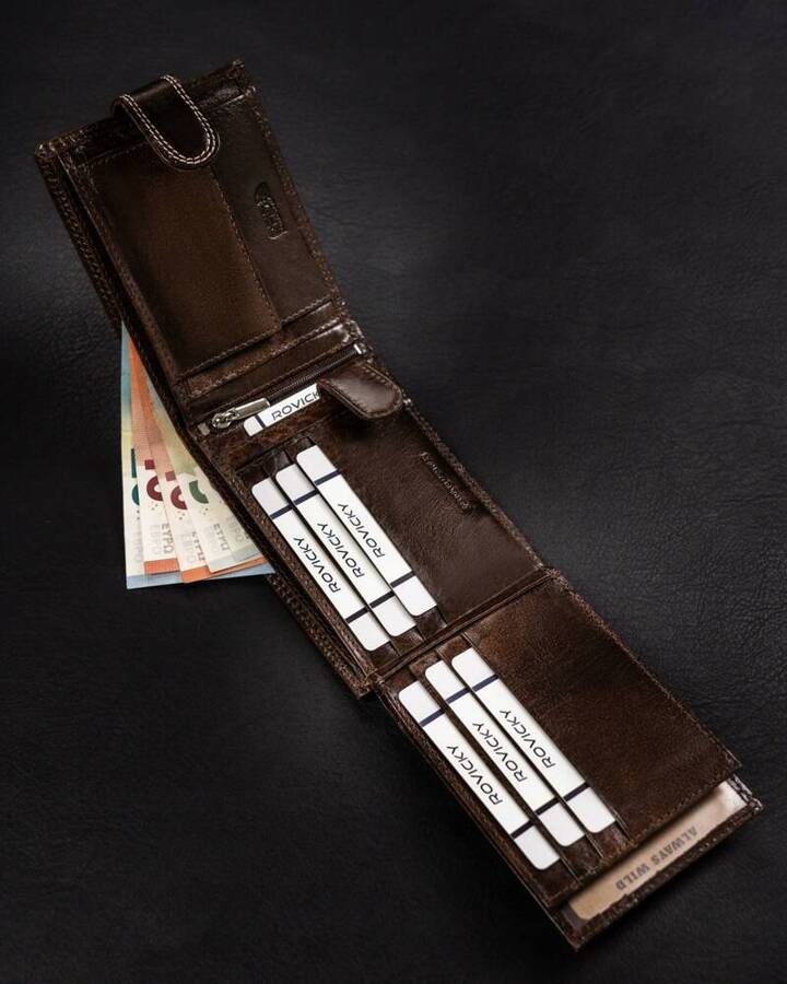 Портмоне чоловіче Always Wild N992L-KBR-BROWN Портмоне чоловіче Always Wild N992L-KBR-BROWN