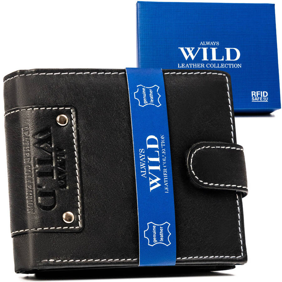 Портмоне чоловіче  Always Wild N992L-P-CCD-BLACK