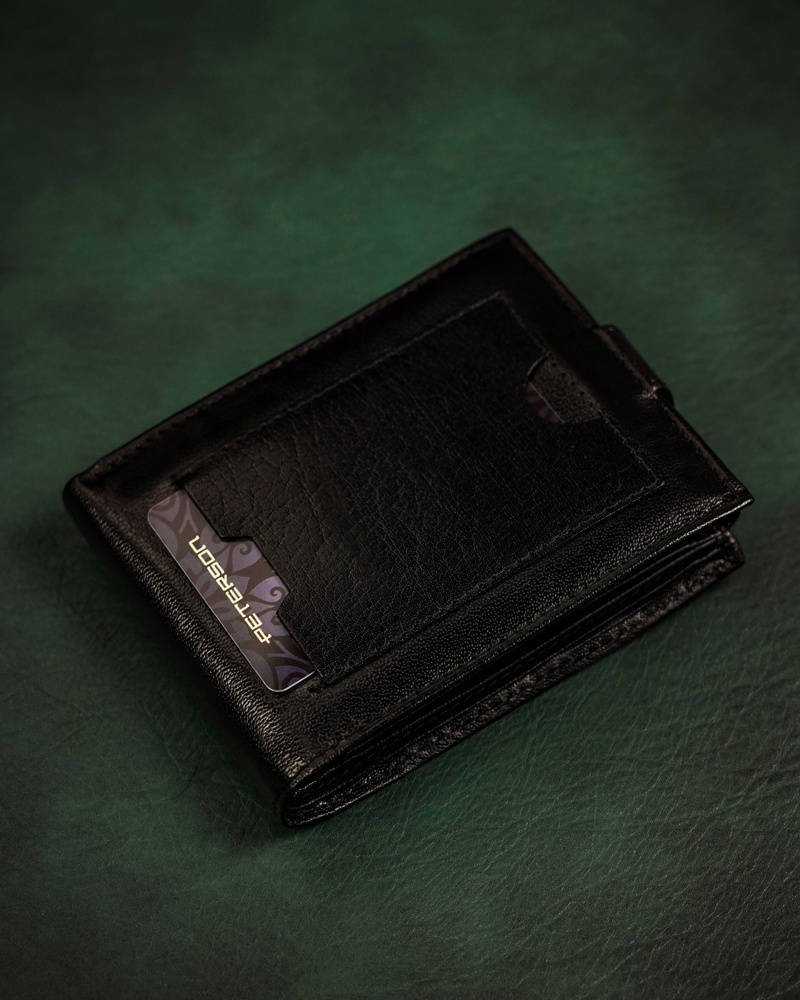 Портмоне чоловіче PETERSON PTN-304Z-P-Black Портмоне чоловіче PETERSON PTN-304Z-P-Black