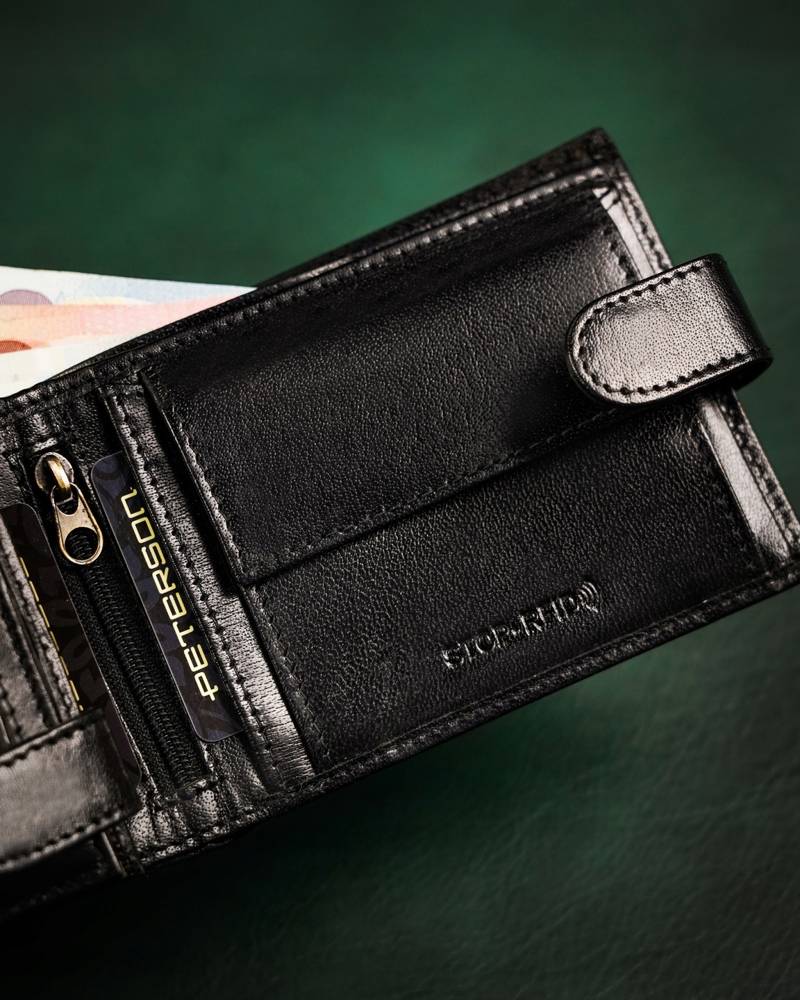 Портмоне чоловіче PETERSON PTN-304Z-P-Black Портмоне чоловіче PETERSON PTN-304Z-P-Black