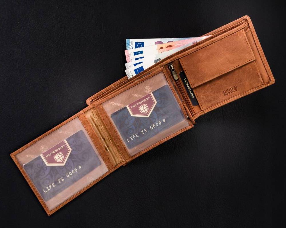Портмоне чоловіче PETERSON PTN-992C-CHM-02-Cognac Портмоне чоловіче PETERSON PTN-992C-CHM-02-Cognac