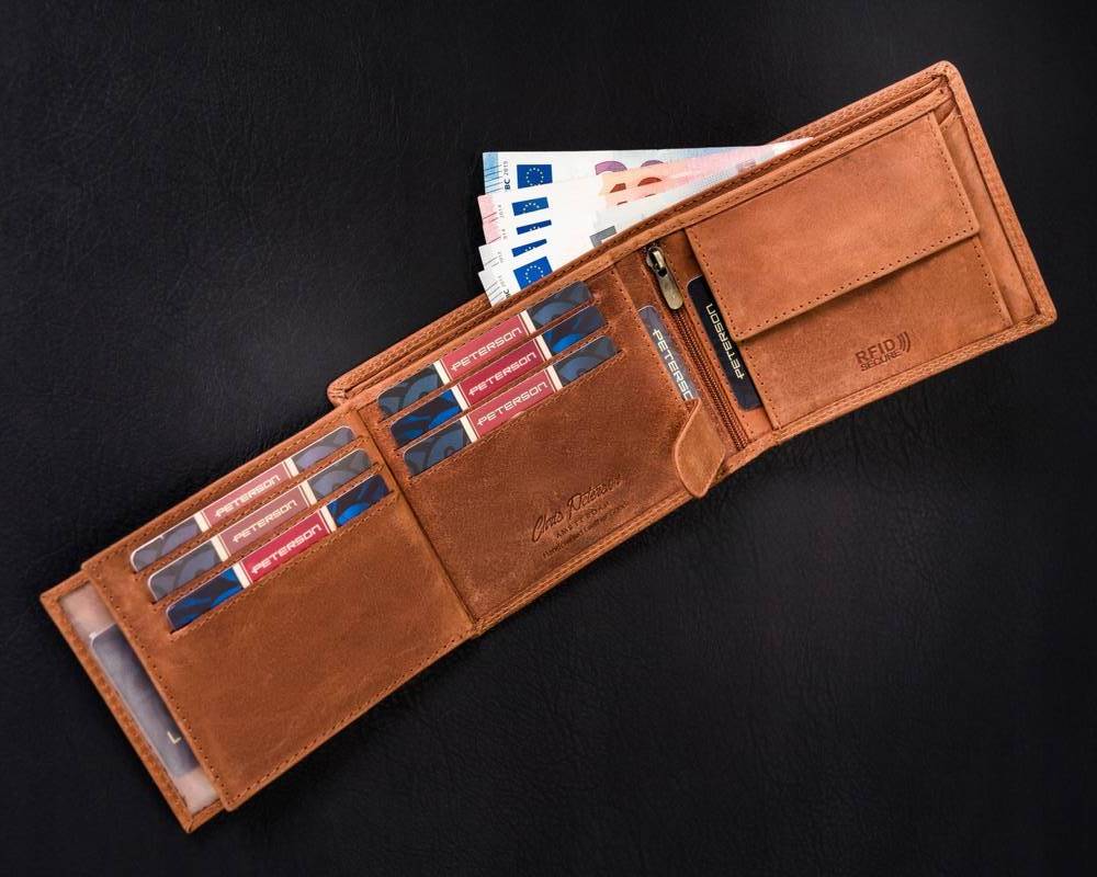 Портмоне чоловіче PETERSON PTN-992C-CHM-02-Cognac Портмоне чоловіче PETERSON PTN-992C-CHM-02-Cognac