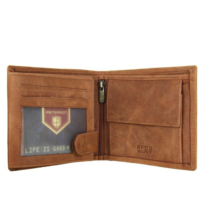 Портмоне чоловіче PETERSON PTN-992C-CHM-02-Cognac Портмоне чоловіче PETERSON PTN-992C-CHM-02-Cognac