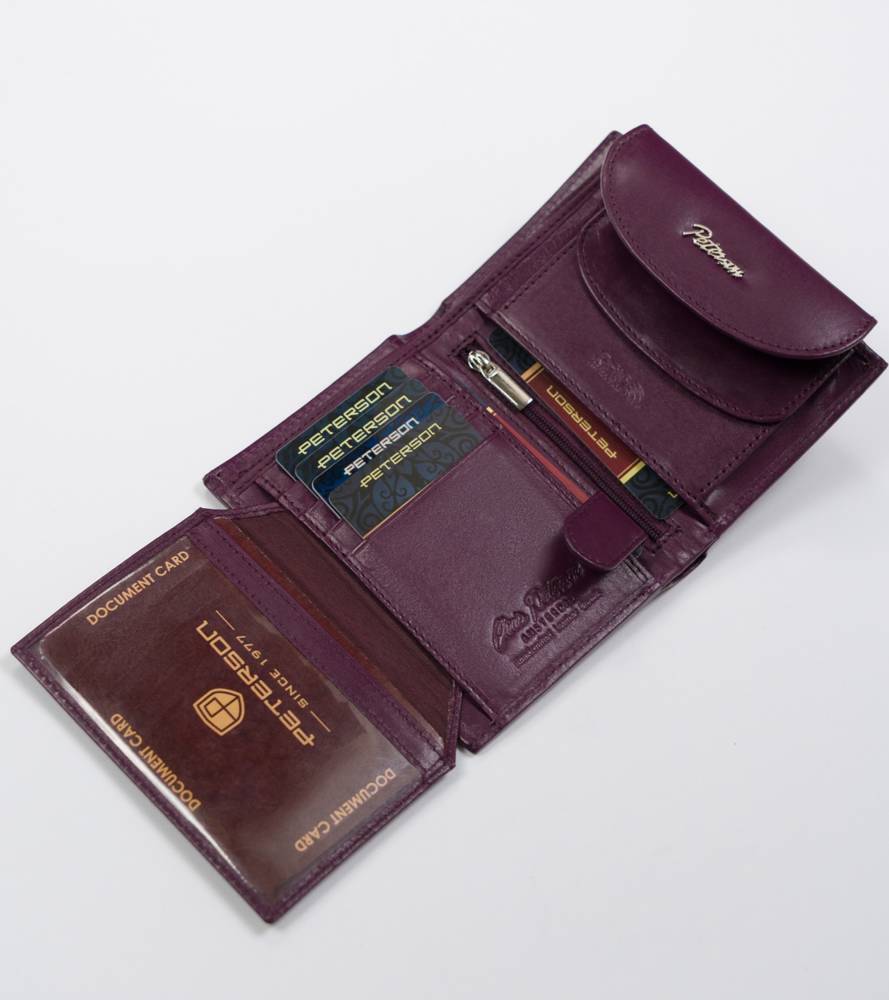 Гаманець жіночий PETERSON PTN-RD-357-MCL-M-Purple Гаманець жіночий PETERSON PTN-RD-357-MCL-M-Purple