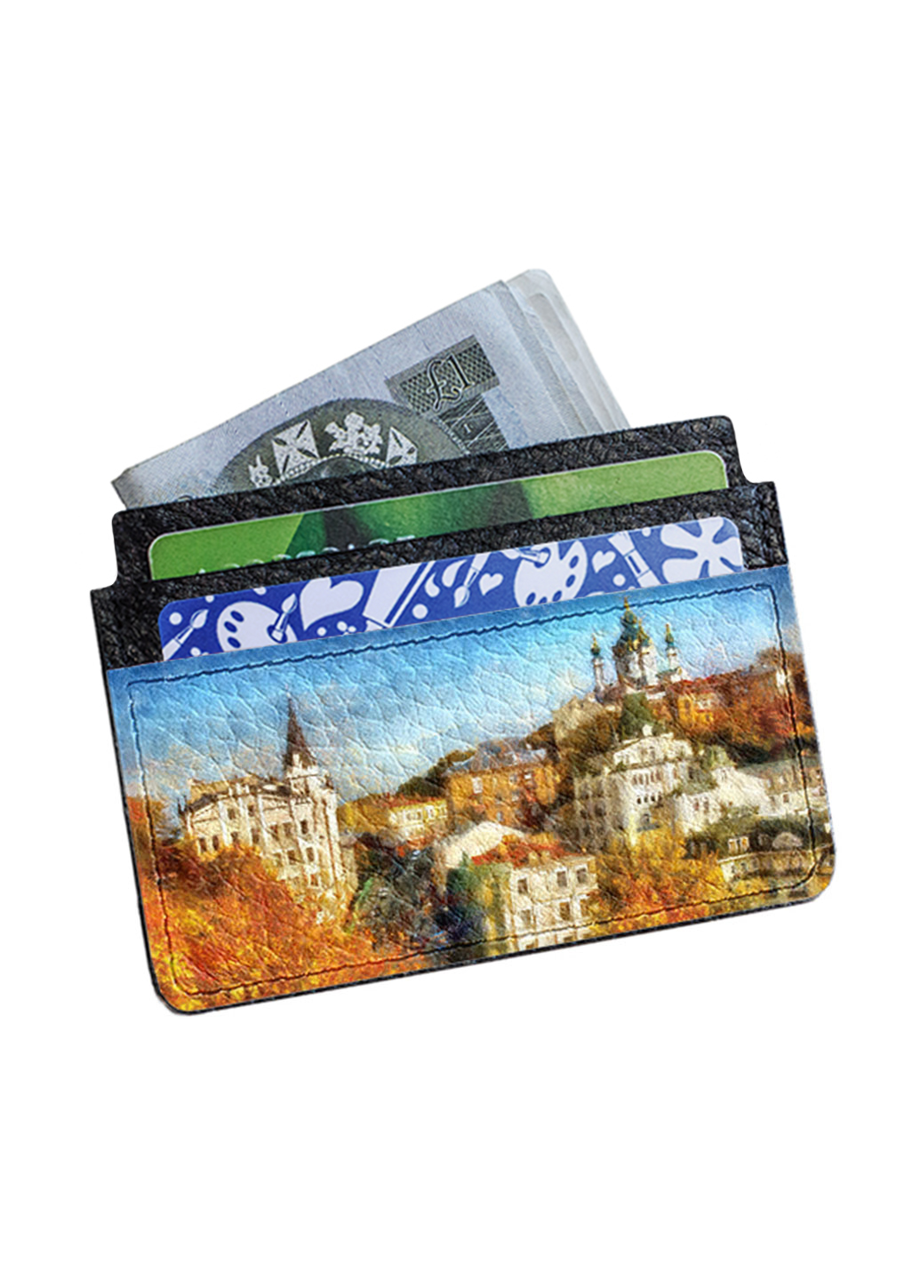 Кожаная картхолдер-визитница DevayS Maker 25-0102-388