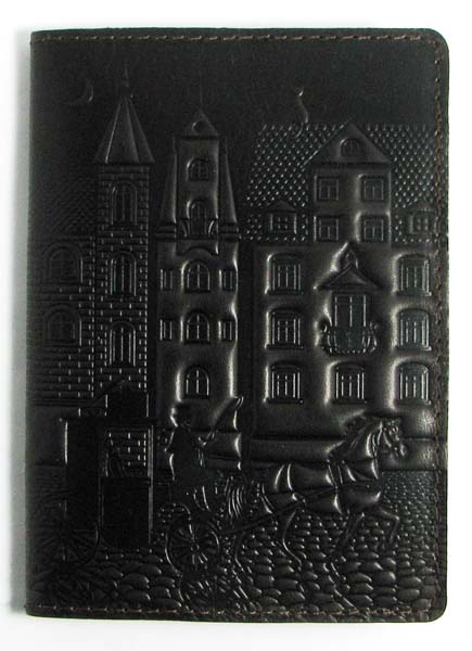 Шкіряна обкладинка на паспорт Turtle B5101F Шкіряна обкладинка на паспорт Turtle B5101F