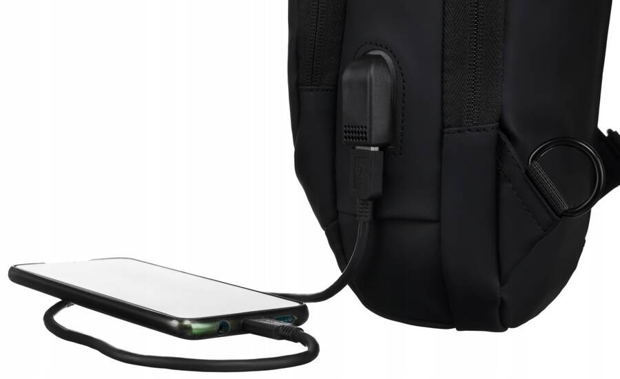 Сумка-слінг чоловіча PETERSON PTN-88040-Black Сумка-слінг чоловіча PETERSON PTN-88040-Black